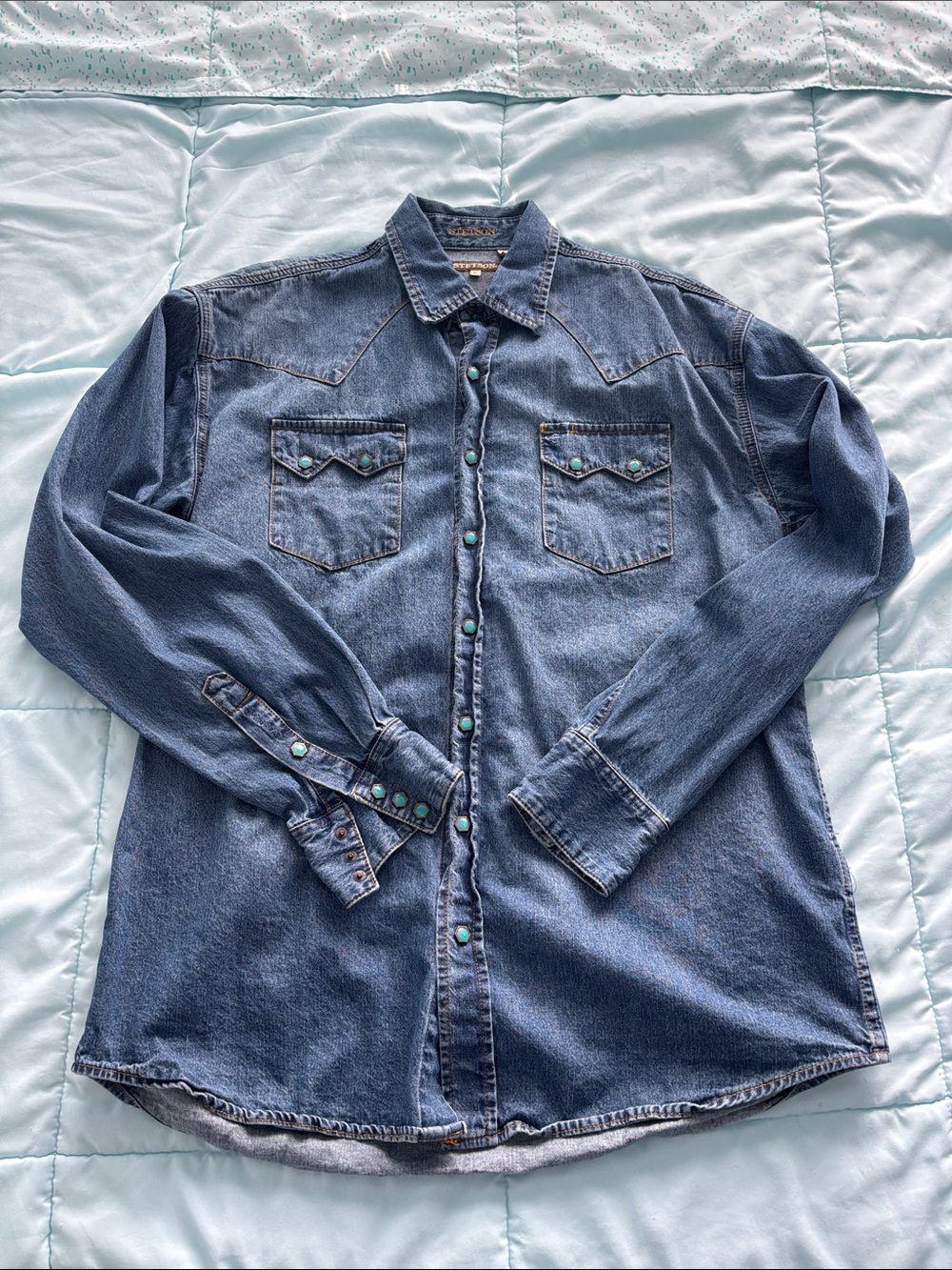 Denim western shirt